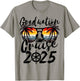 Senior Graduation Trip Cruise 2025 Retro Ship Party Cruise T-Shirt - T-Shirt | Sand