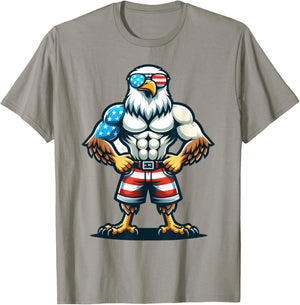 Patriotic Eagle T-Shirt - T-Shirt | Sand
