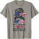 Just a Badass Mom Trying Not to Raise a Liberal T-Shirt - T-Shirt | Sand