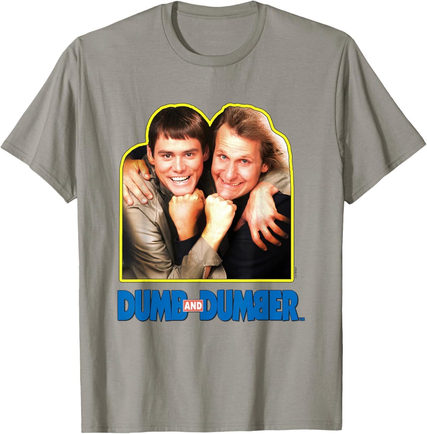 Dumb and Dumber Lloyd & Harry Bro Hug Portrait Vintage T-Shirt - T-Shirt | Sand