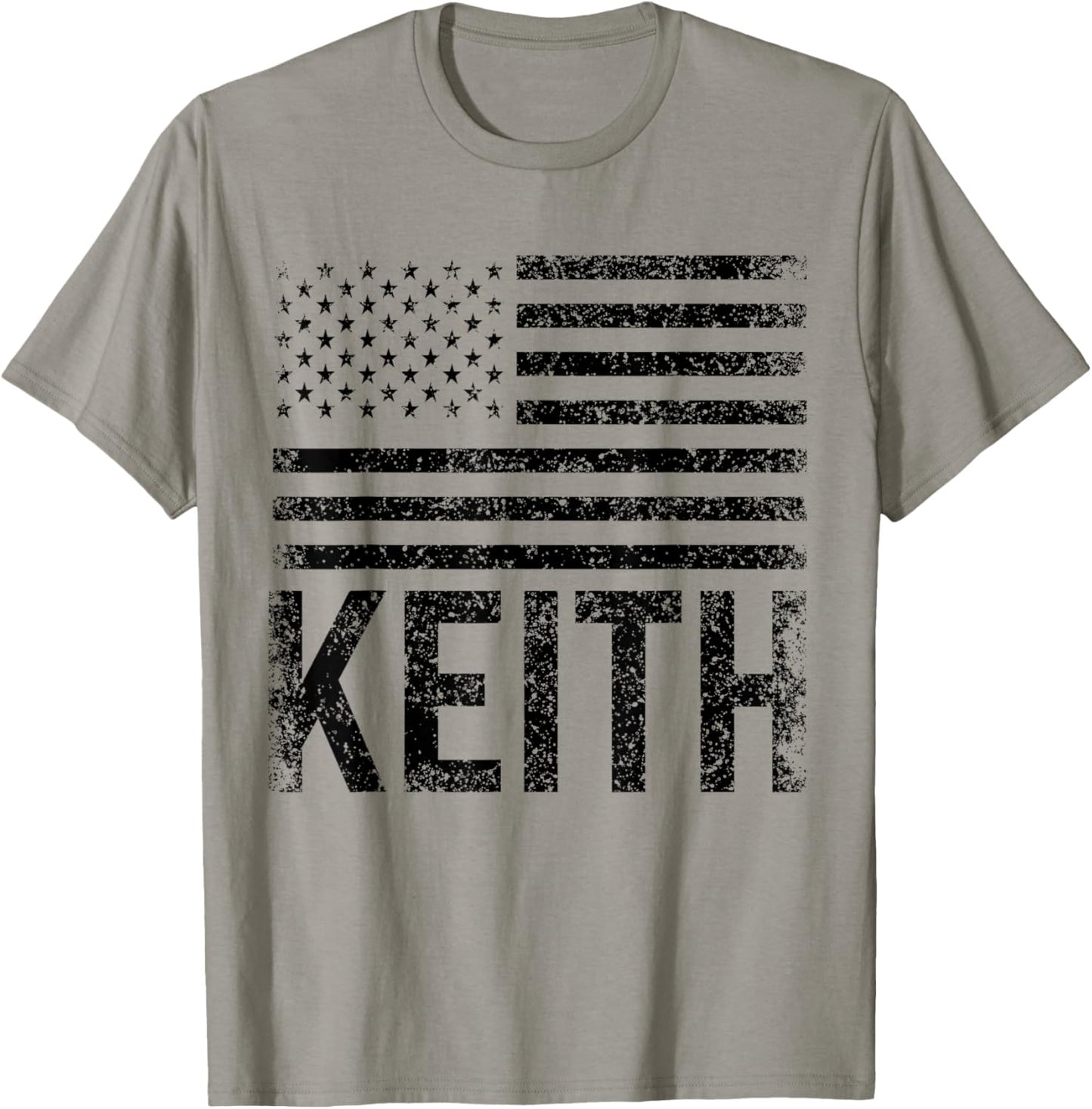 Keith USA Name Forename Personalized Birthday T-Shirt - T-Shirt | Sand
