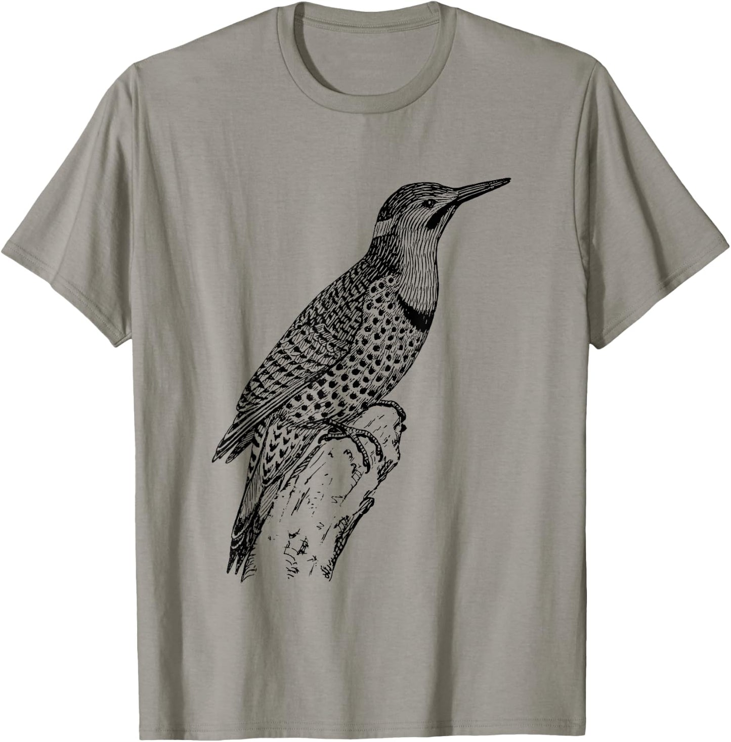 Northern Flicker Bird T-Shirt - T-Shirt | Sand