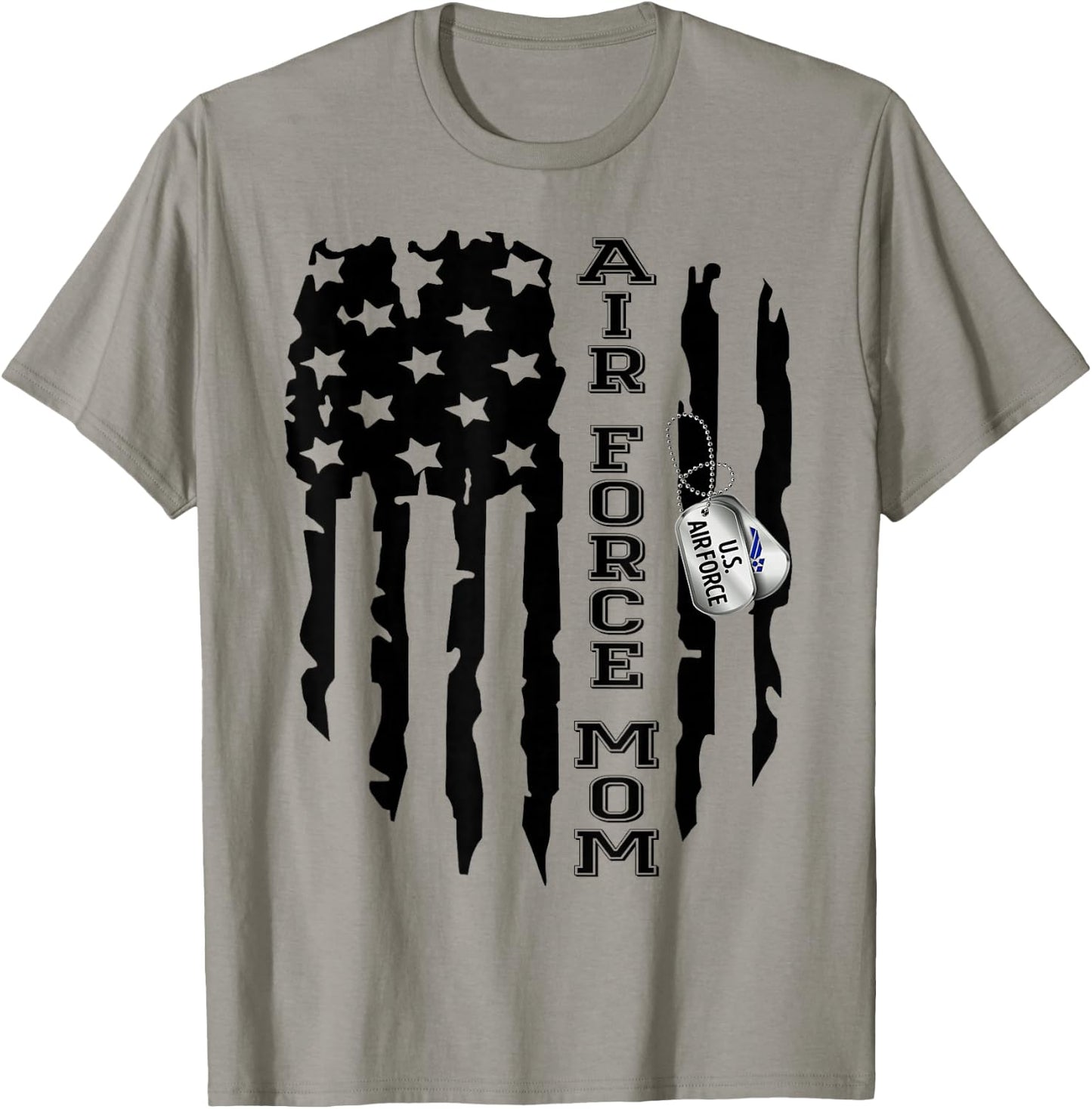 Air Force Mom Air Force Graduation Air Force Mom Gift T-Shirt - T-Shirt | Sand