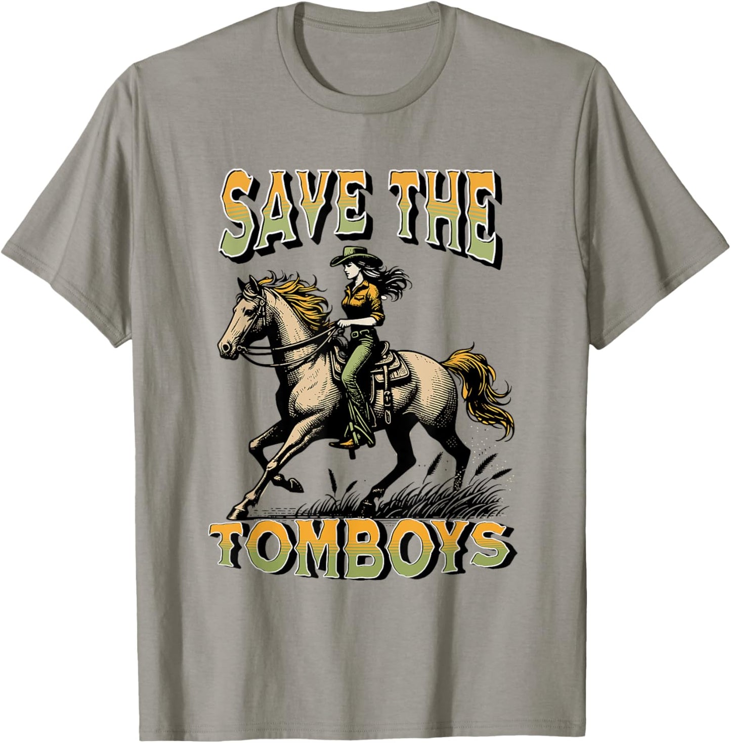 Save The Tomboys T-Shirt - T-Shirt | Sand