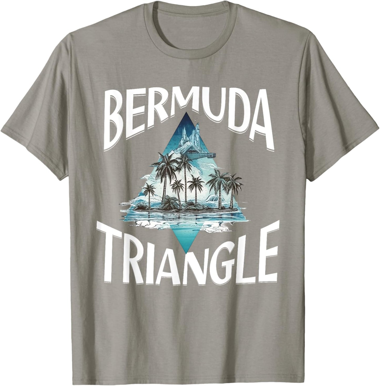 I Survived The Bermuda Triangle Funny Vacation Cruise T-Shirt - T-Shirt | Sand