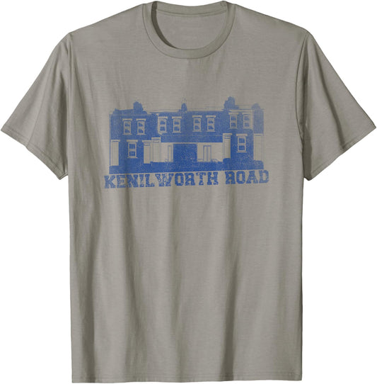 TerraceTees Luton Town Kenilworth Road - Men's Grey Small Classic Fit Short Sleeve Football Club T-Shirt - T-Shirt | Sand