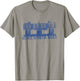 TerraceTees Luton Town Kenilworth Road - Men's Grey Small Classic Fit Short Sleeve Football Club T-Shirt - T-Shirt | Sand