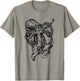 Octopus Skater Funny Skateboarding Beach Skateboarder T-Shirt - T-Shirt | Sand