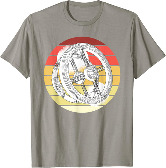International Space Station aerospace engineer T-Shirt - T-Shirt | Sand