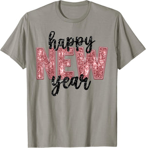 Happy New Year 2026 New Year's Eve Party Countdown Family T-Shirt - T-Shirt | Sand