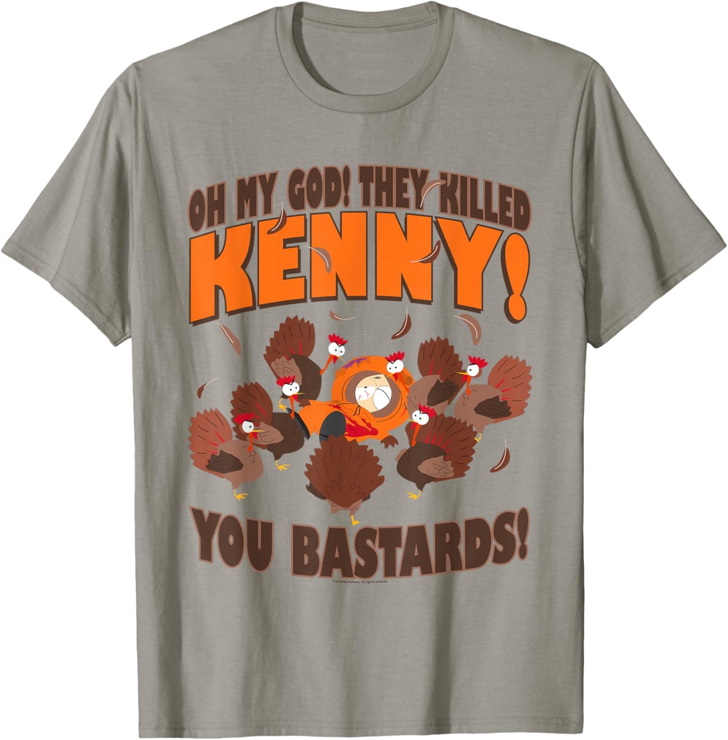 South Park You Killed Kenny Thanksgiving T-Shirt - T-Shirt | Sand