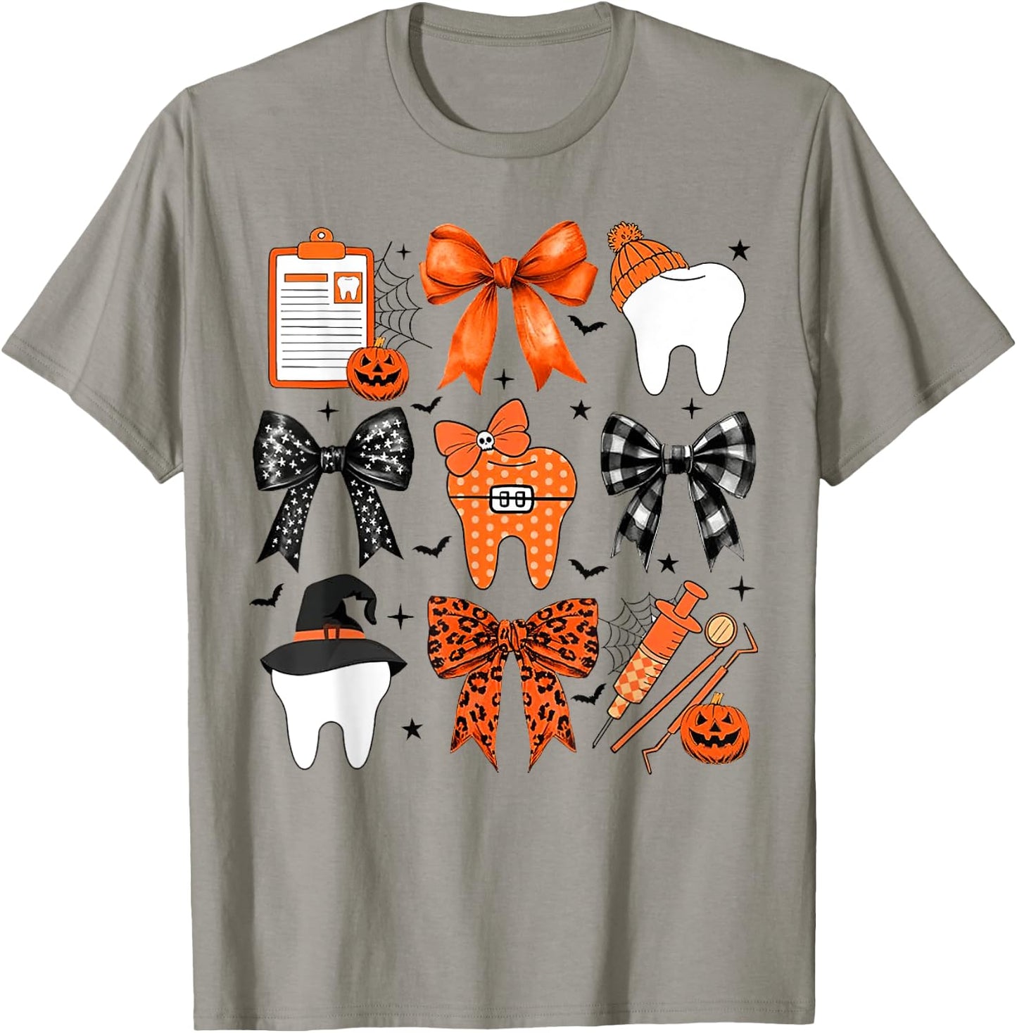 Coquette Halloween Dentist, Dental assistant Halloween T-Shirt - T-Shirt | Sand