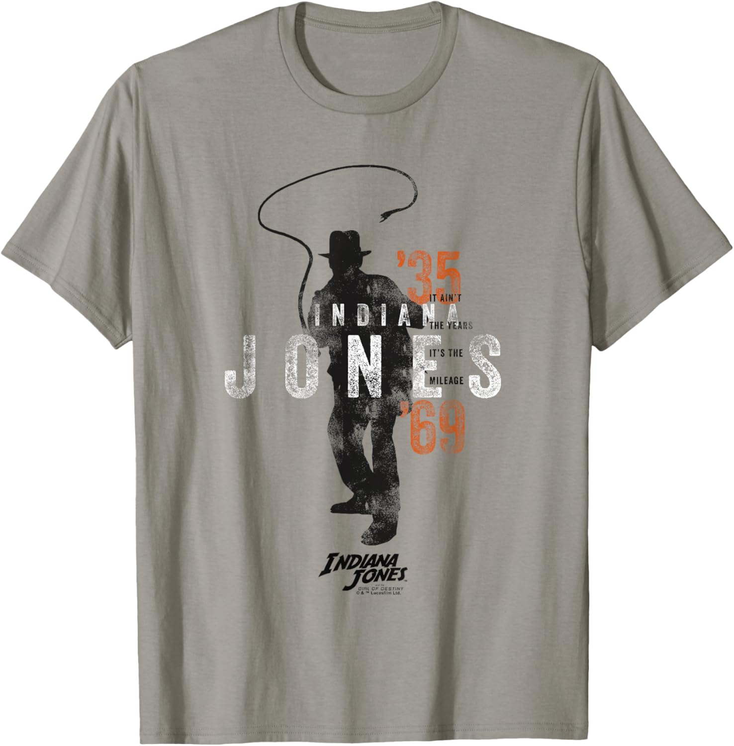 Indiana Jones and The Dial of Destiny It's The Mileage Retro T-Shirt - T-Shirt | Sand