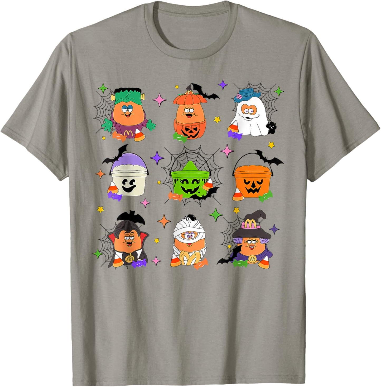 Spooky Nuggets Meal Bucket Halloween Chicken Nuggets T-Shirt - T-Shirt | Sand