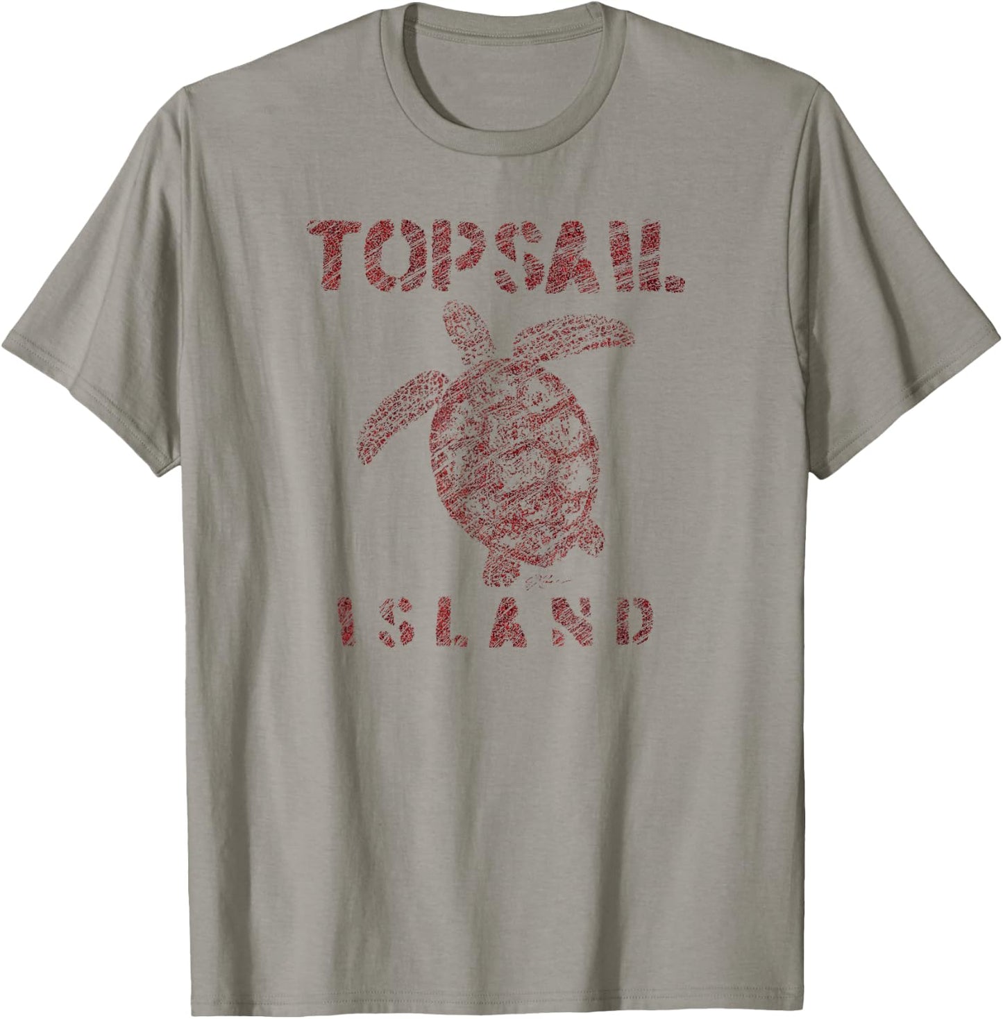 JCombs: Topsail Island, NC, Sea Turtle T-Shirt - T-Shirt | Sand