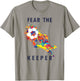 Soccer Ball Funny Goalie Keeper Quote T-Shirt - T-Shirt | Sand