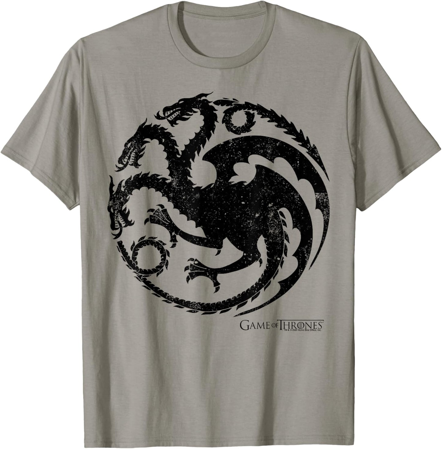 Game of Thrones Targaryen Dragon Sigil T-Shirt - T-Shirt | Sand