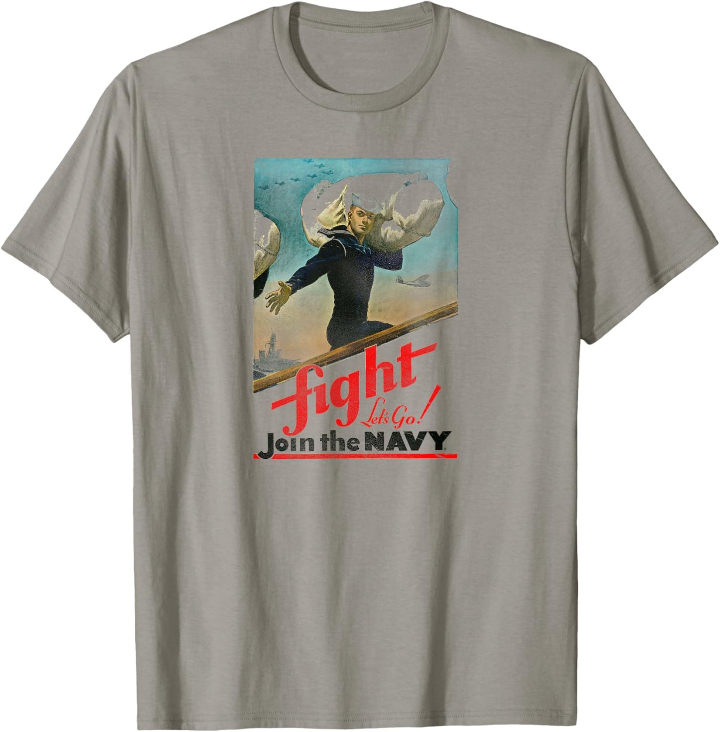 U.S. Navy Fight Lets Go T-Shirt - T-Shirt | Sand