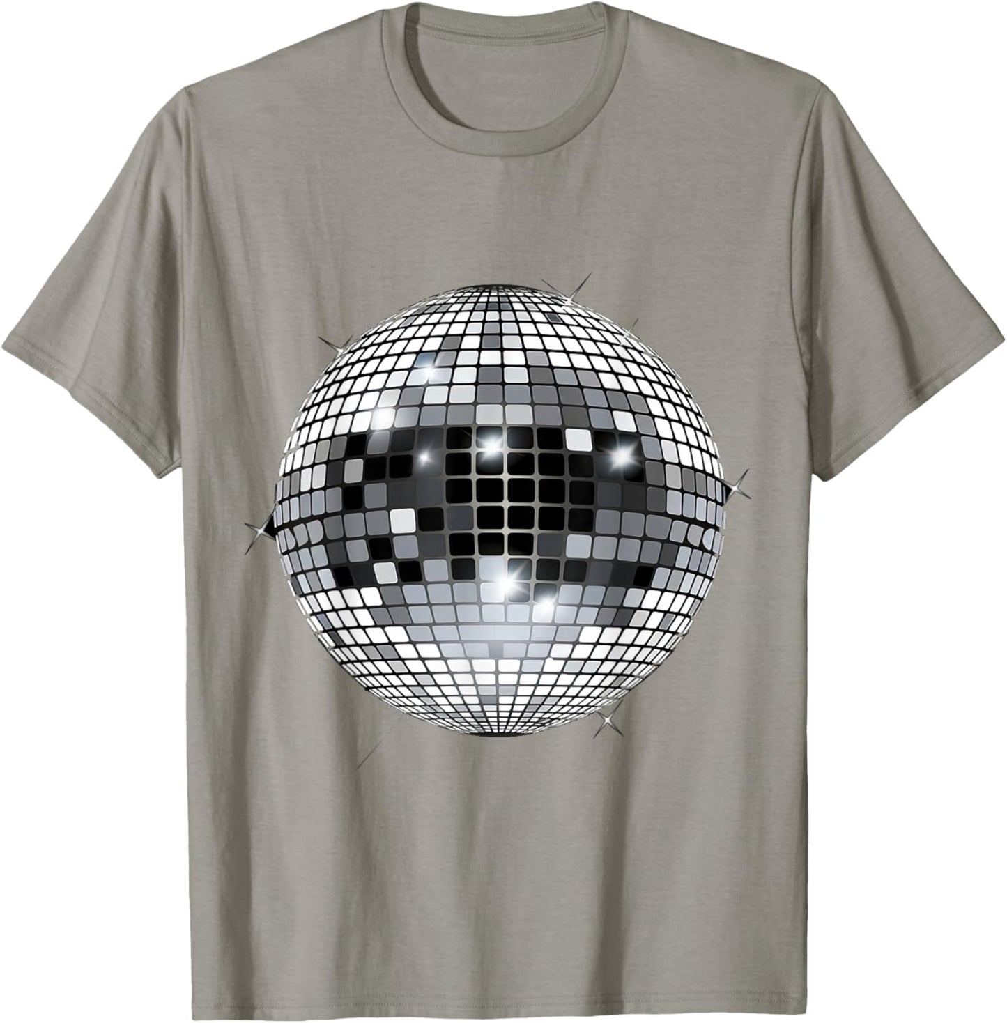 Disco Ball Vintage Retro House discoball Cool Party T-Shirt - T-Shirt | Sand
