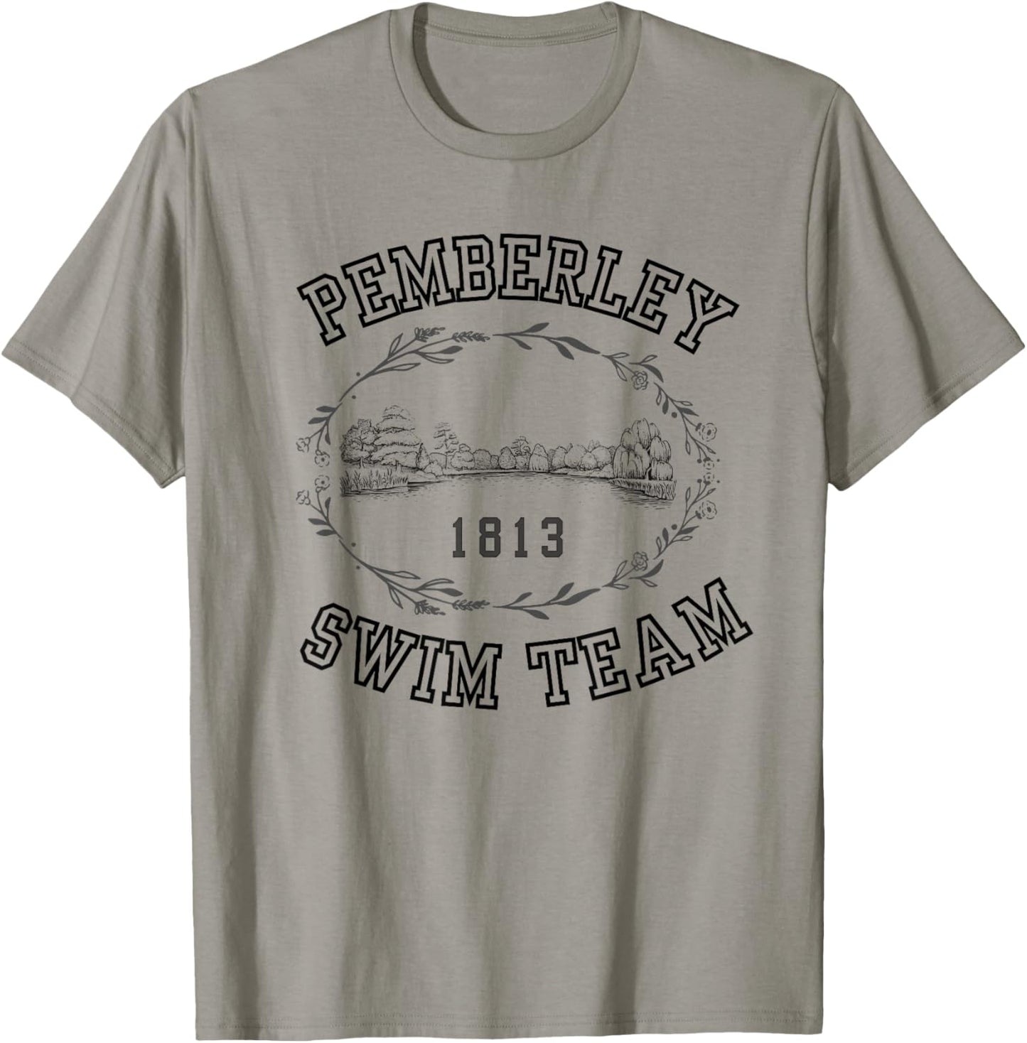 Jane Austen Funny Pemberley Swim Team T-Shirt - T-Shirt | Sand