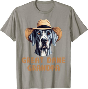 Great Dane Grandpa Dog Lovers Gift Funny Great Dane Owner Women Girls Kids T-Shirt - T-Shirt | Sand