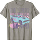 Hot Wheels - Racing Team 68 Blue Convertible Car T-Shirt - T-Shirt | Sand