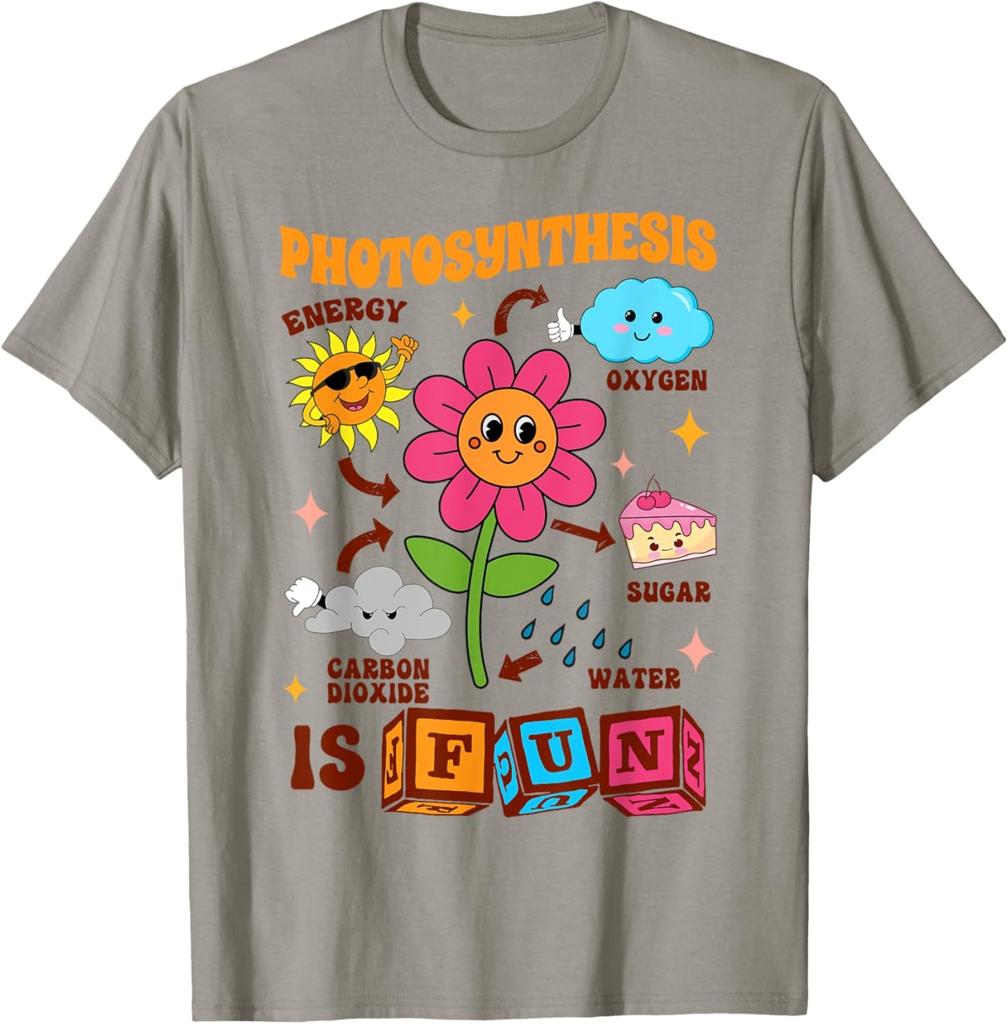 Science Lover Nature Outdoor Teacher Photosynthesis Is Fun Women T-Shirt - T-Shirt | Sand