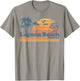 Laguna Beach California Vacation Cute Vintage Cali 70s Retro T-Shirt - T-Shirt | Sand
