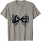 Black Lace Bow Design Girly T-Shirt - T-Shirt | Sand