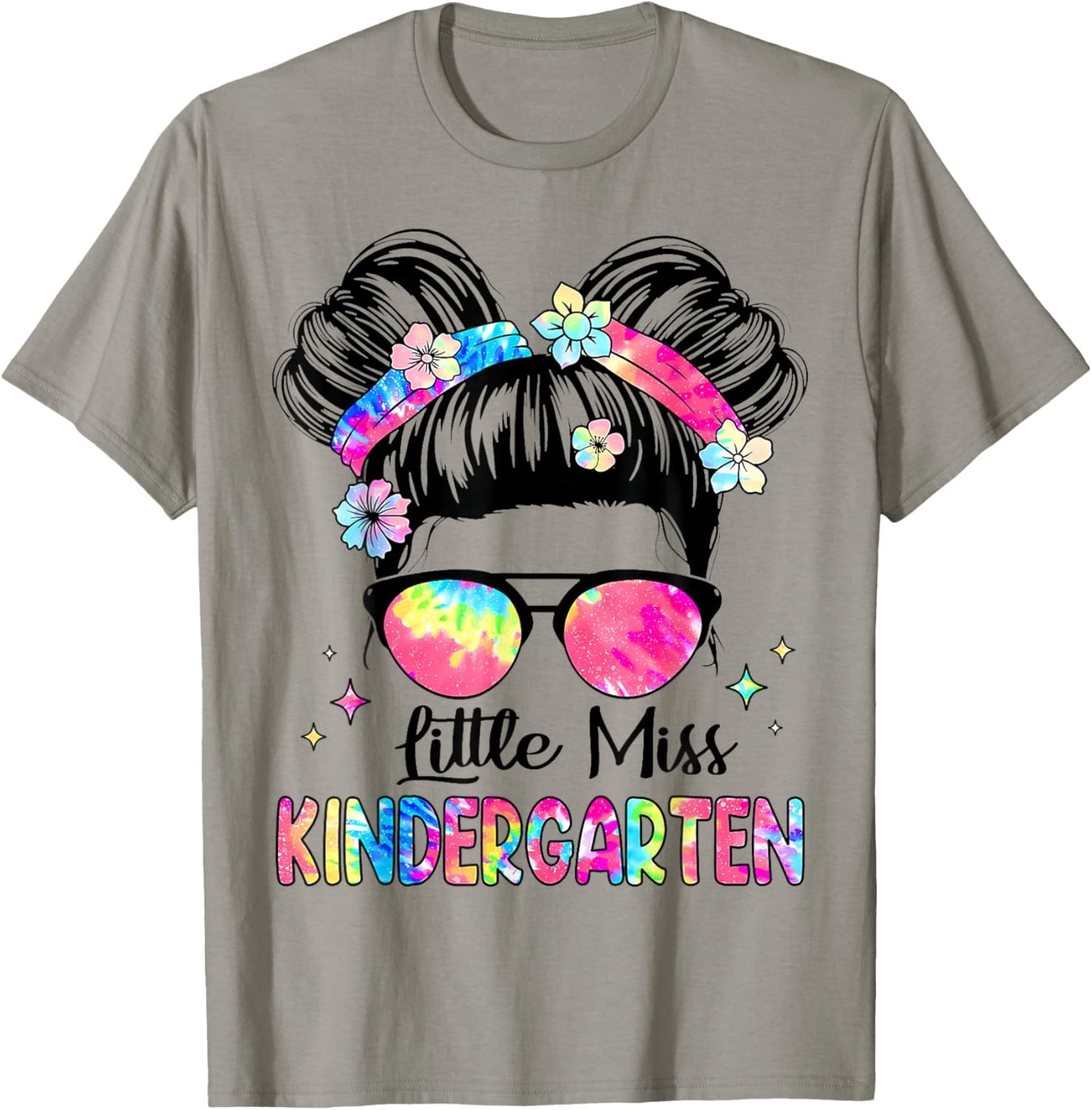 Little Miss Kindergarten Girls Kids Back To School Kinder T-Shirt - T-Shirt | Sand