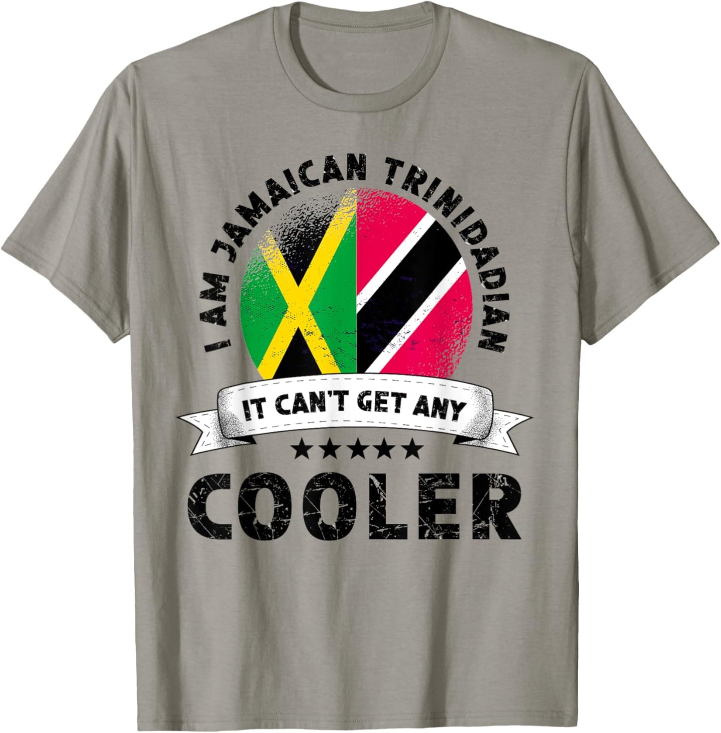 Jamaica Flag Trinidad&Tobago Grown Patriot Country Pride T-Shirt - T-Shirt | Sand