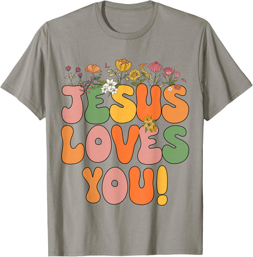 Toddler Jesus Loves You Christian Women Girls I Heart God
