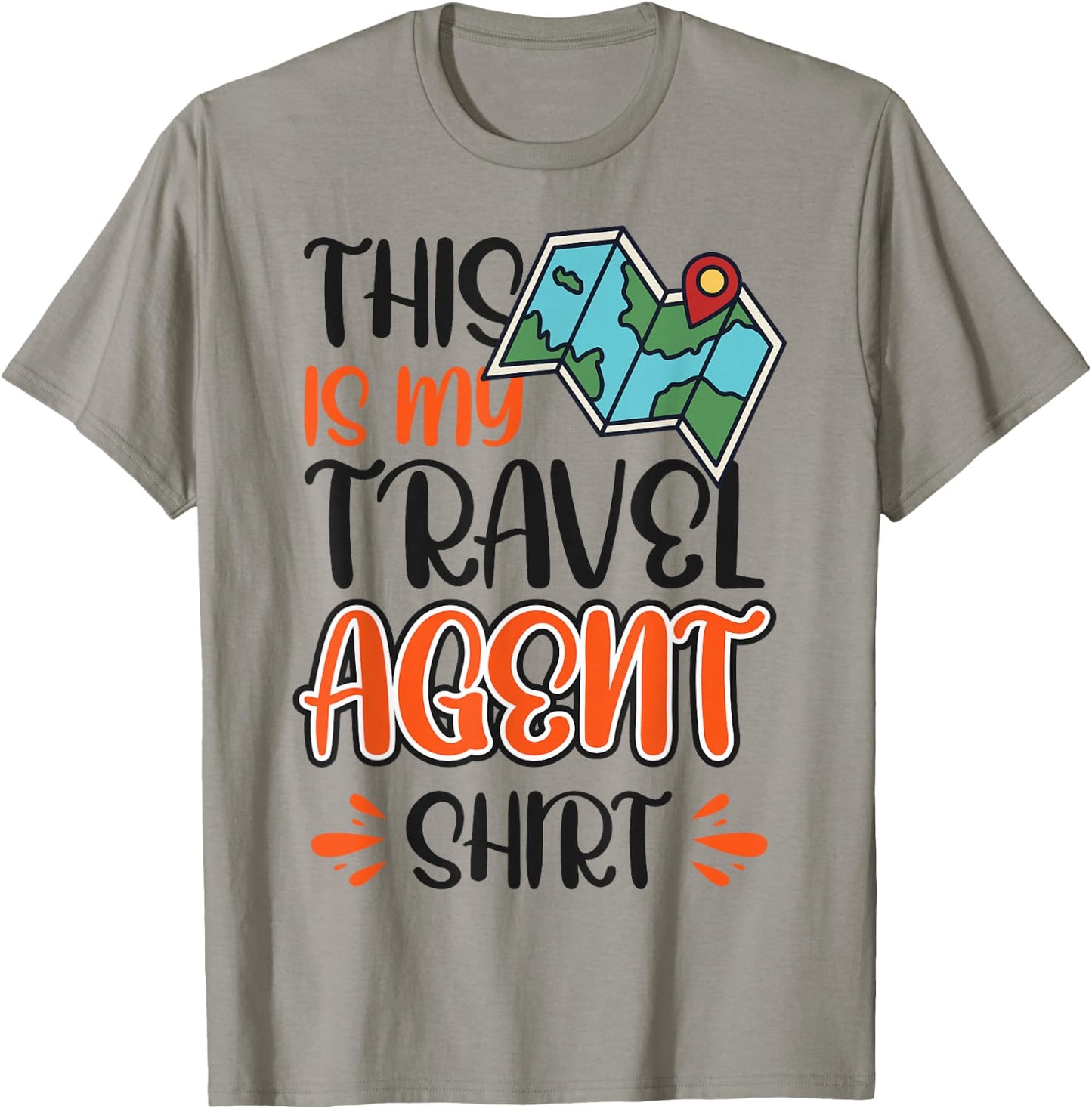 This Is My Travel Agent Shirt T-Shirt - T-Shirt | Sand