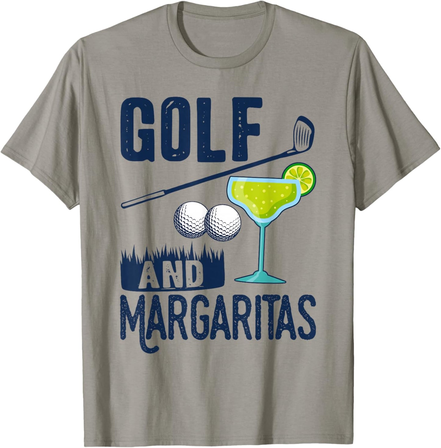 Golf Party Lovers Funny Saying Golf and Margaritas Golfer T-Shirt - T-Shirt | Sand