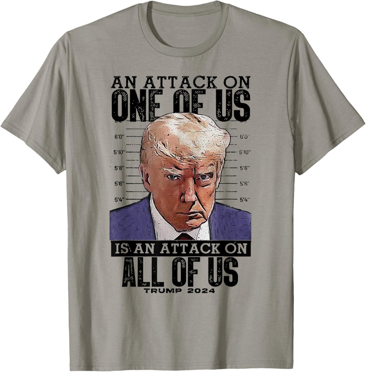 Trump An Attack On One Of Us Is An Attack On All Of Us T-Shirt - T-Shirt | Sand