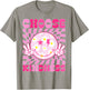 Retro Choose Kindness Smile Face Groovy Be Kind Women Kids T-Shirt - T-Shirt | Sand
