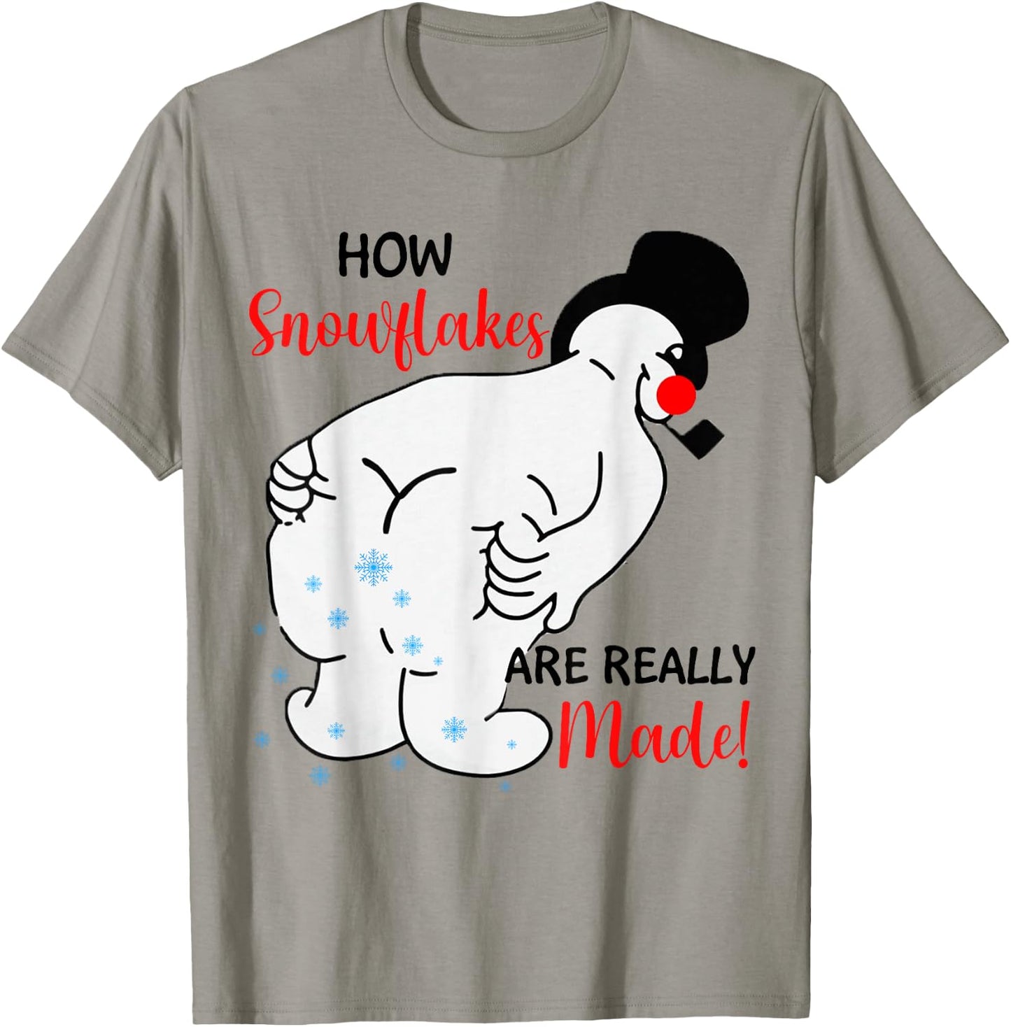Funny Christmas Snowman Pajamas Kids Boys Girls Toddler Xmas T-Shirt - T-Shirt | Sand