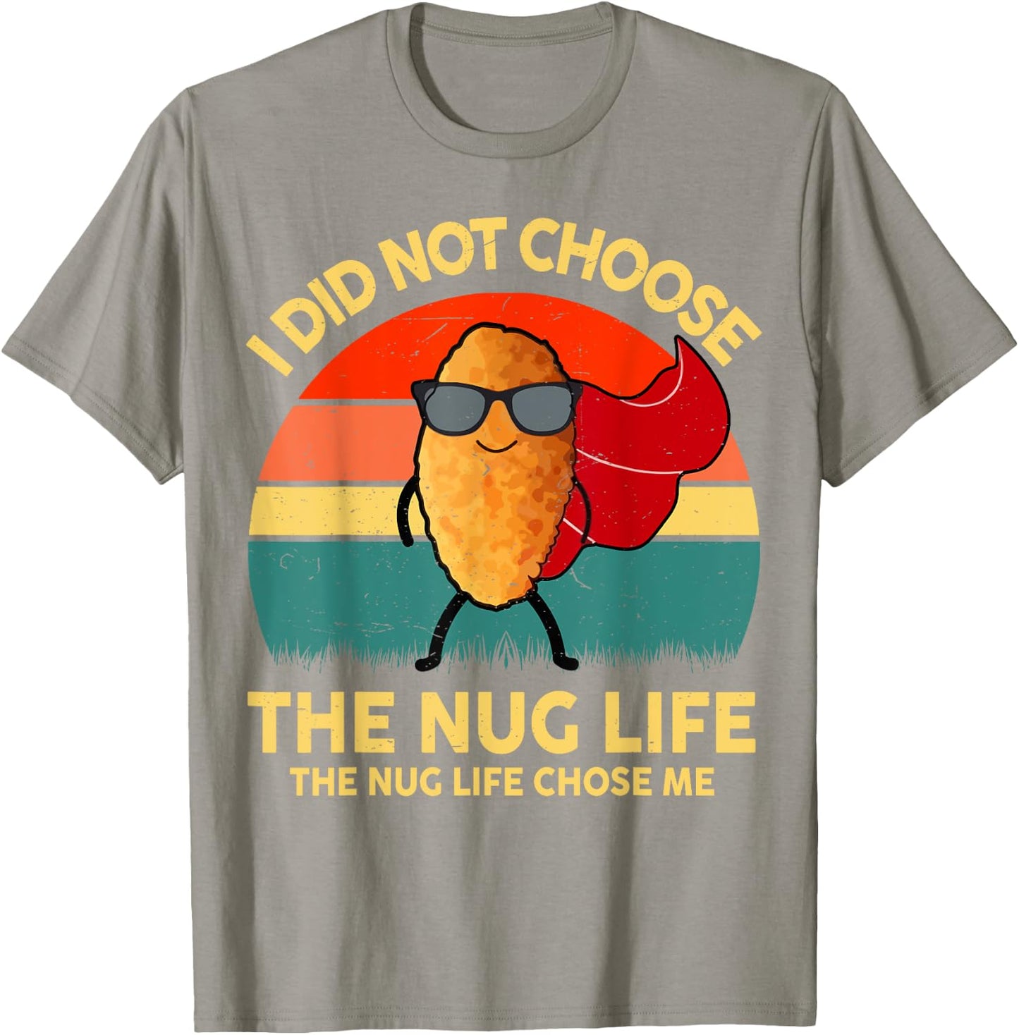 Nug-Life Shirt Kids Toddler Boy Funny I Love Chicken Nuggets T-Shirt - T-Shirt | Sand