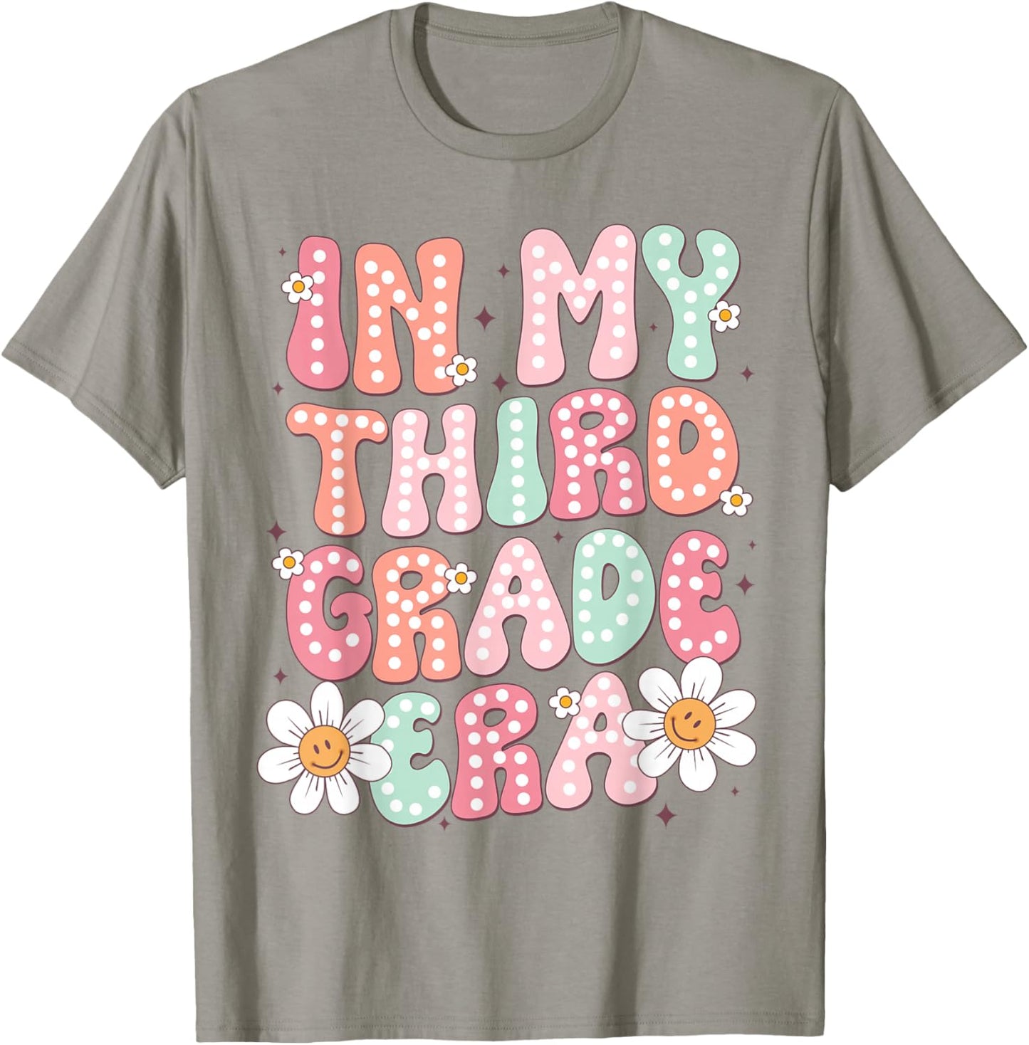 In My Third Grade Era 3rd Grade Girl Teacher Back to School T-Shirt - T-Shirt | Sand