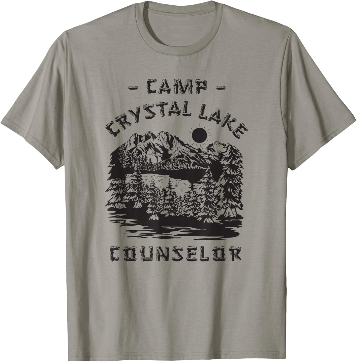 Summer Crystal Camp Halloween Retro 1980 Clear Lake Friday T-Shirt - T-Shirt | Sand