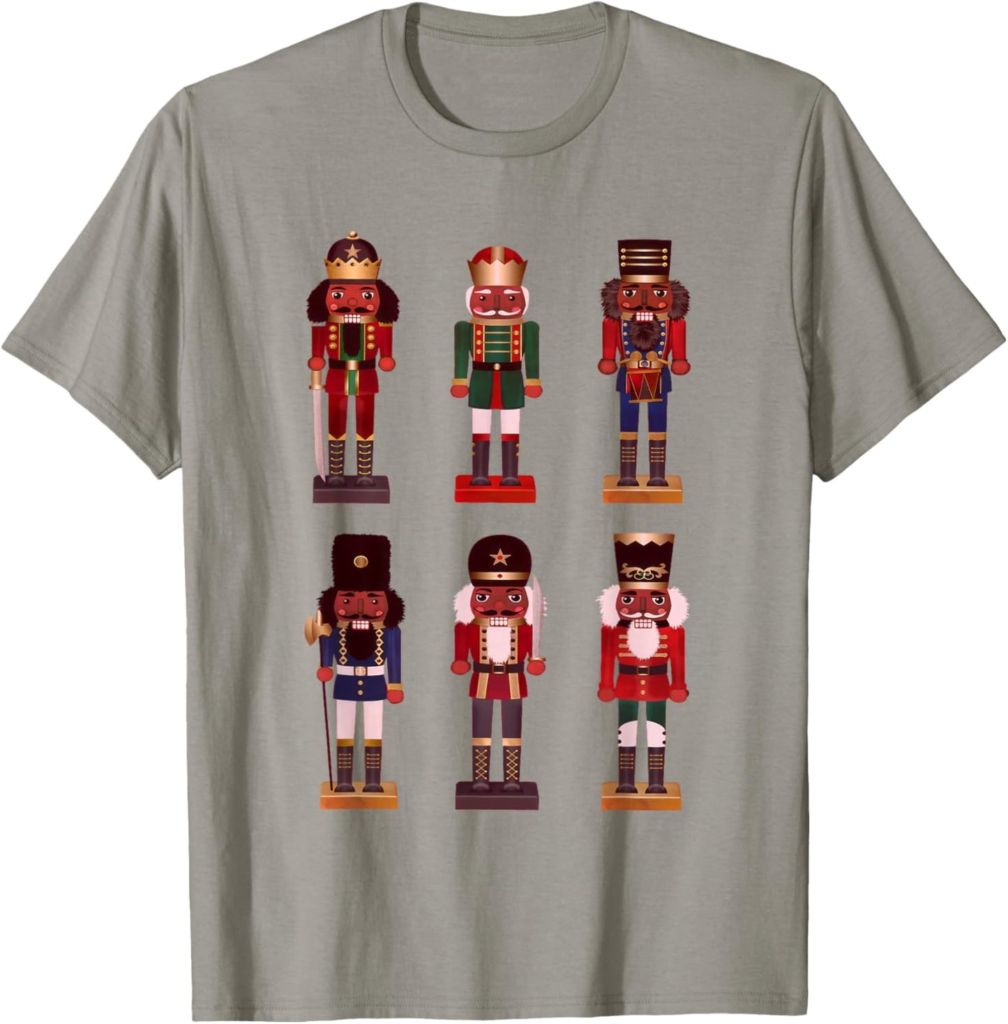Funny African American Nutcracker Christmas Ballet Dancer T-Shirt - T-Shirt | Sand