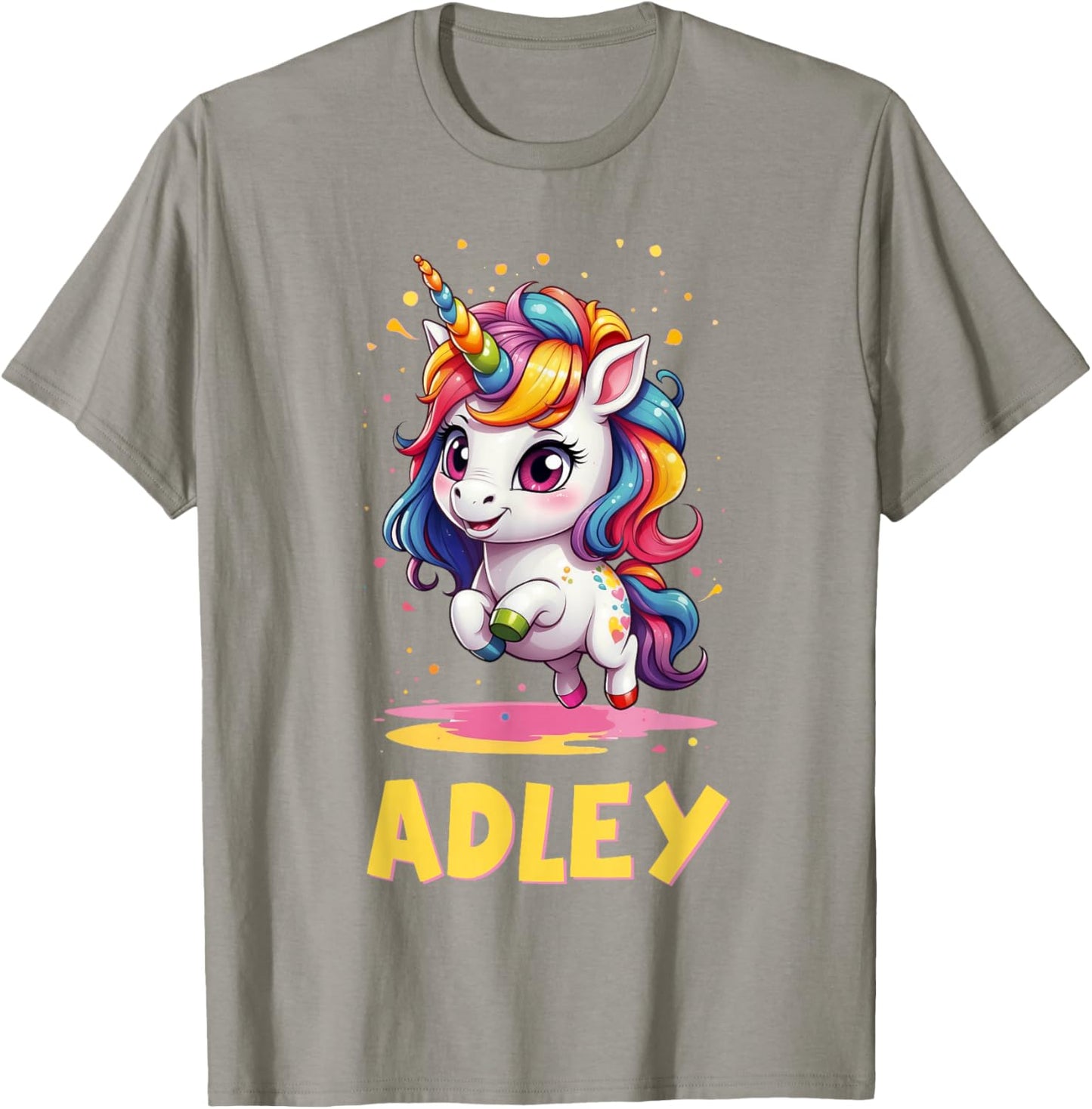 Adley Merch Unicorn Design T-Shirt - T-Shirt | Sand
