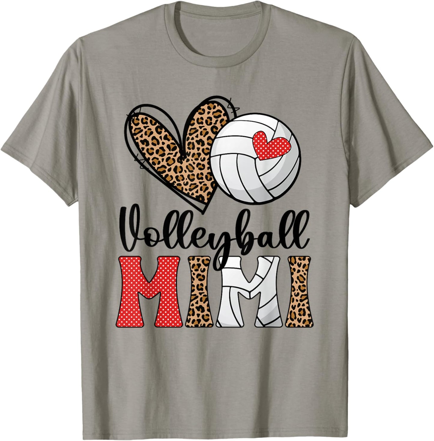 Volleyball Mimi Grandma Mimi Of A Volleyball Player T-Shirt - T-Shirt | Sand