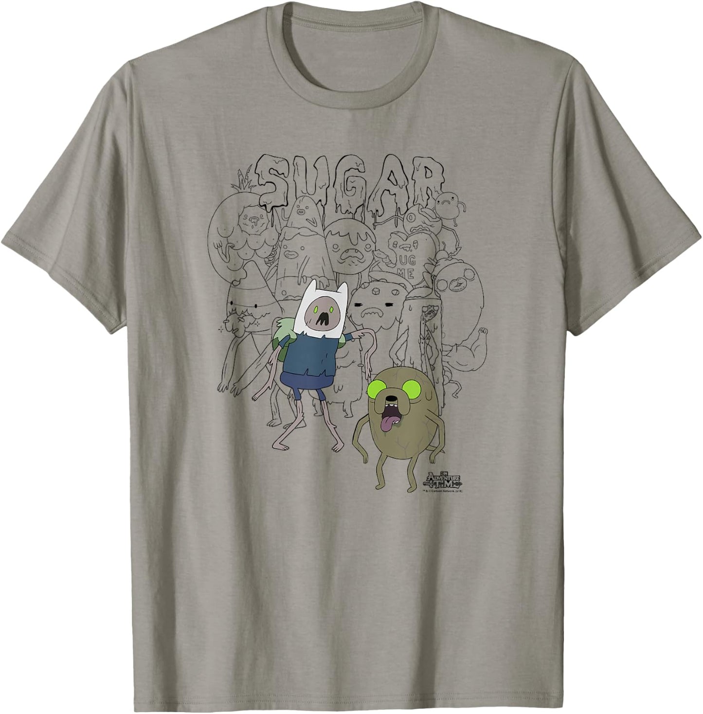 Adventure Time Sugar Zombies T-Shirt - T-Shirt | Sand