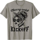 Classy Until Kickoff | Football Watching & Women Game Day T-Shirt - T-Shirt | Sand
