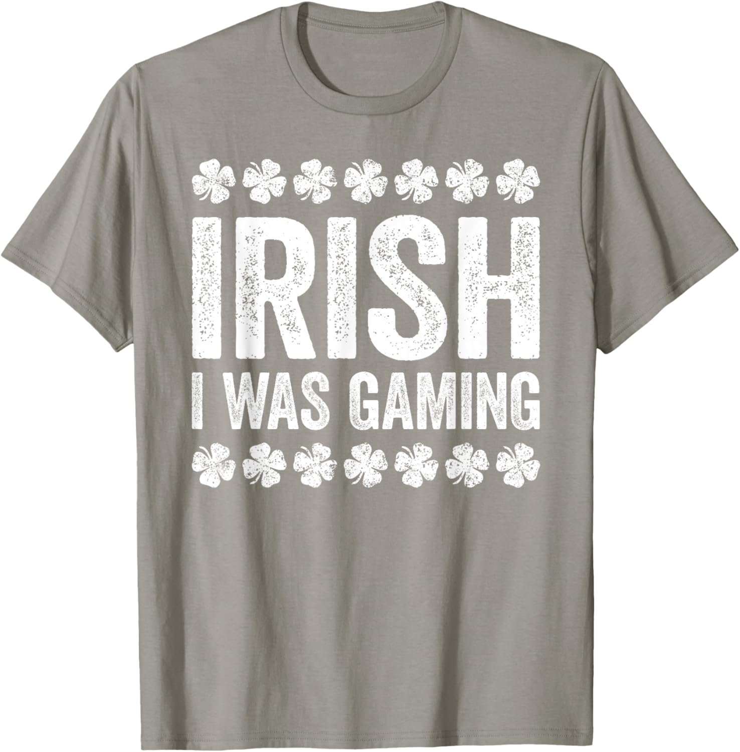 Irish I Was Gaming Shirt Men Kids Youth Boys St Patricks Day T-Shirt - T-Shirt | Sand