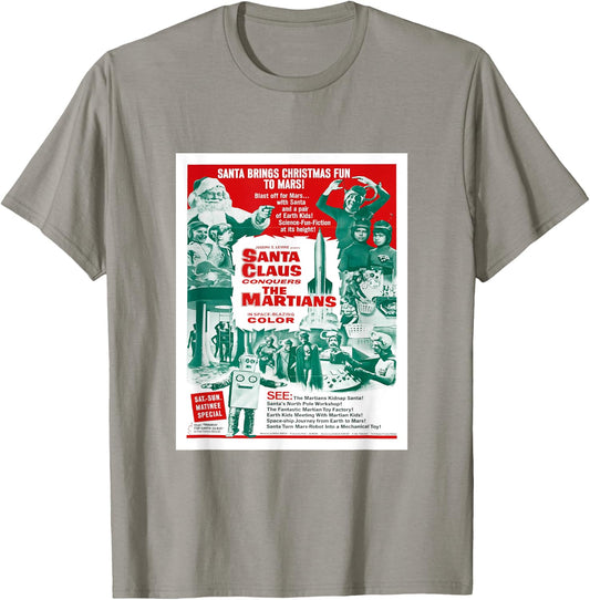Santa Claus Conquers the Martians T-Shirt - T-Shirt | Sand