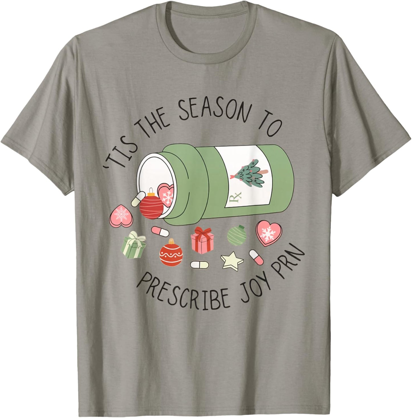 Pharmacy Technician Christmas Pharmacy Graduation T-Shirt - T-Shirt | Sand