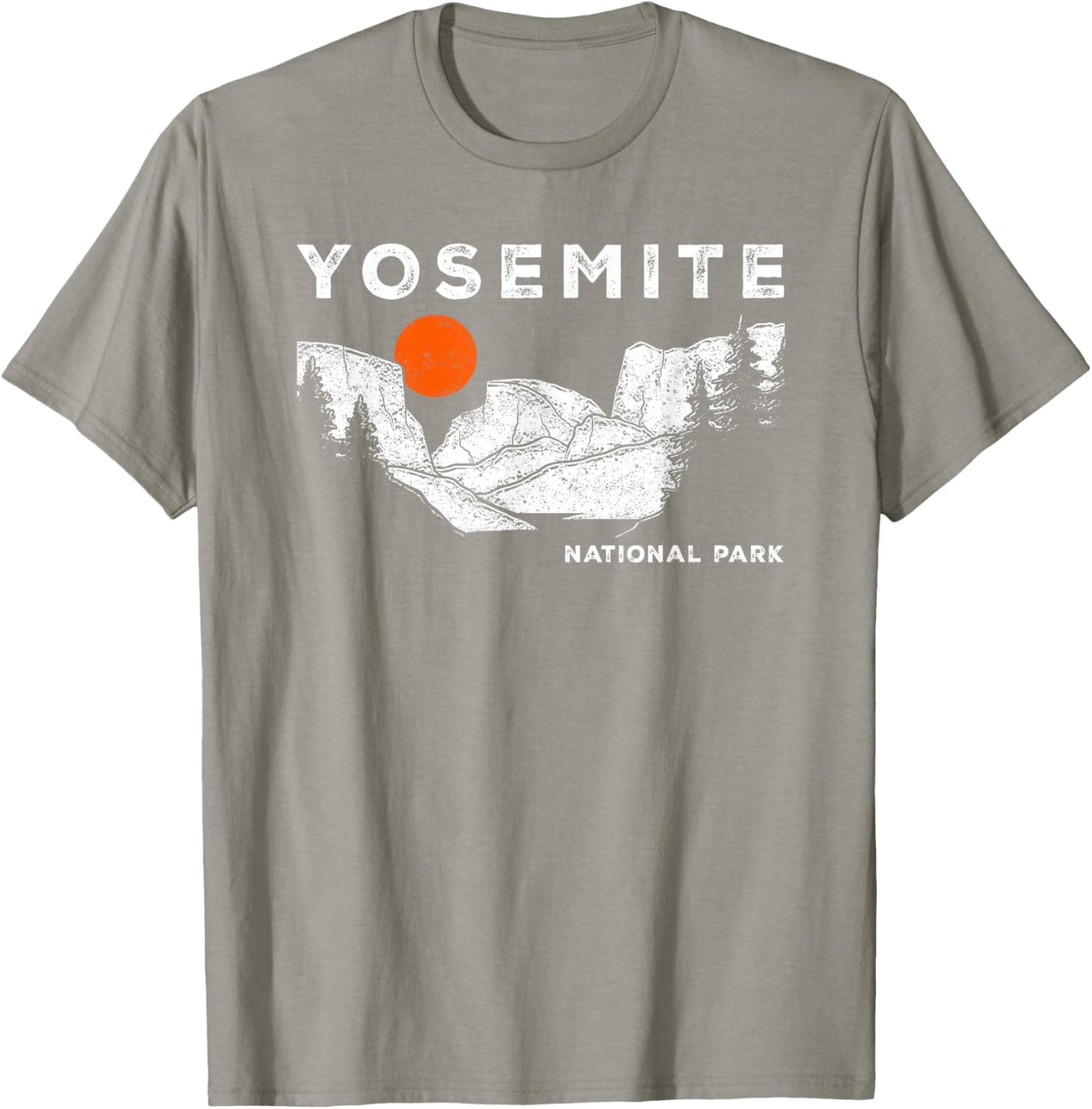 Retro Yosemite Half-Dome National Park Vintage T-Shirt - T-Shirt | Sand
