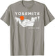 Retro Yosemite Half-Dome National Park Vintage T-Shirt - T-Shirt | Sand